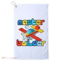 Master Builder Funny Building Blocks Brick Block Toy Golf Towel thumb 0