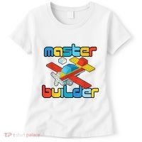 Master Builder Funny Building Blocks Brick Block Toy Women's T-Shirt thumb 0