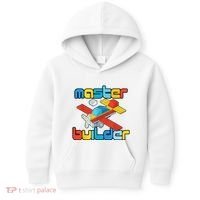 Master Builder Funny Building Blocks Brick Block Toy Kids Hoodie thumb 0