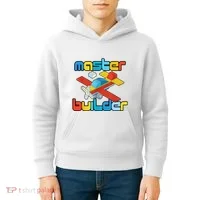 Master Builder Funny Building Blocks Brick Block Toy Kids Hoodie thumb 4