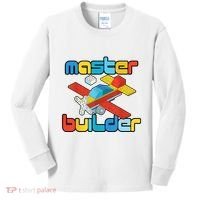 Master Builder Funny Building Blocks Brick Block Toy Kids Long Sleeve Shirt thumb 0