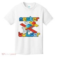 Master Builder Funny Building Blocks Brick Block Toy Kids T-Shirt thumb 0