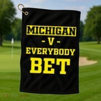 Michigan BET For Michigan BET Golf Towel thumb 1