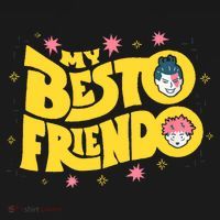 My Besto Friendo Kawaii Anime Saying Art Hoodie thumb 2