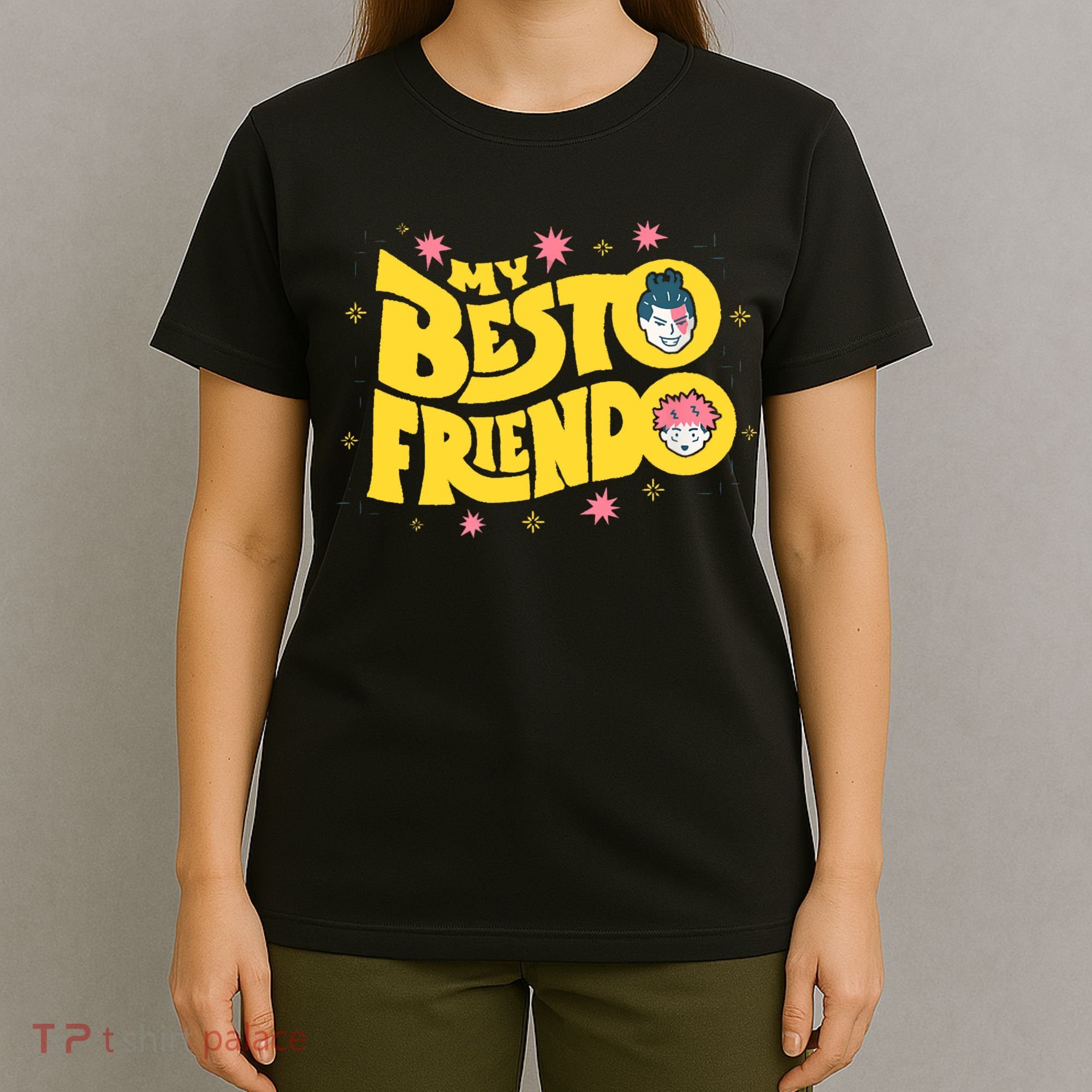 My Besto Friendo Kawaii Anime Saying Art T-Shirt