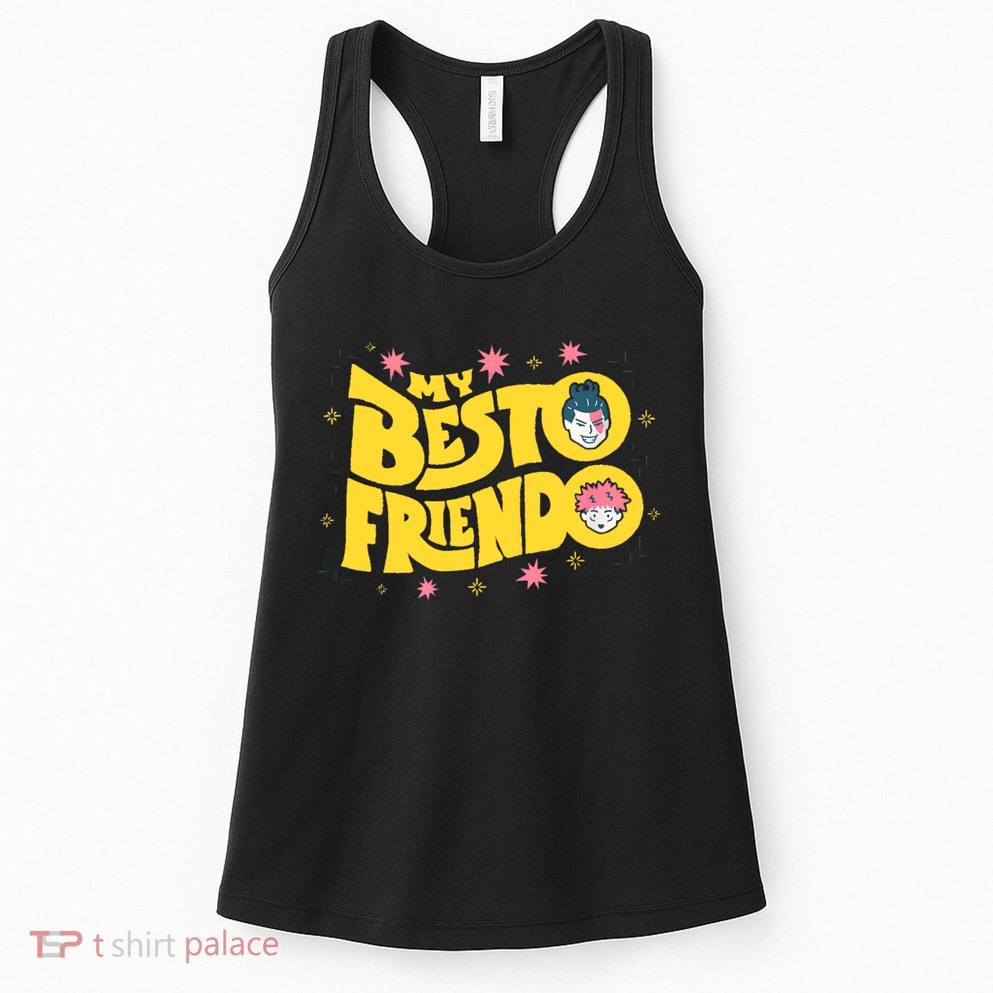 My Besto Friendo Kawaii Anime Saying Art Women's Tank Top