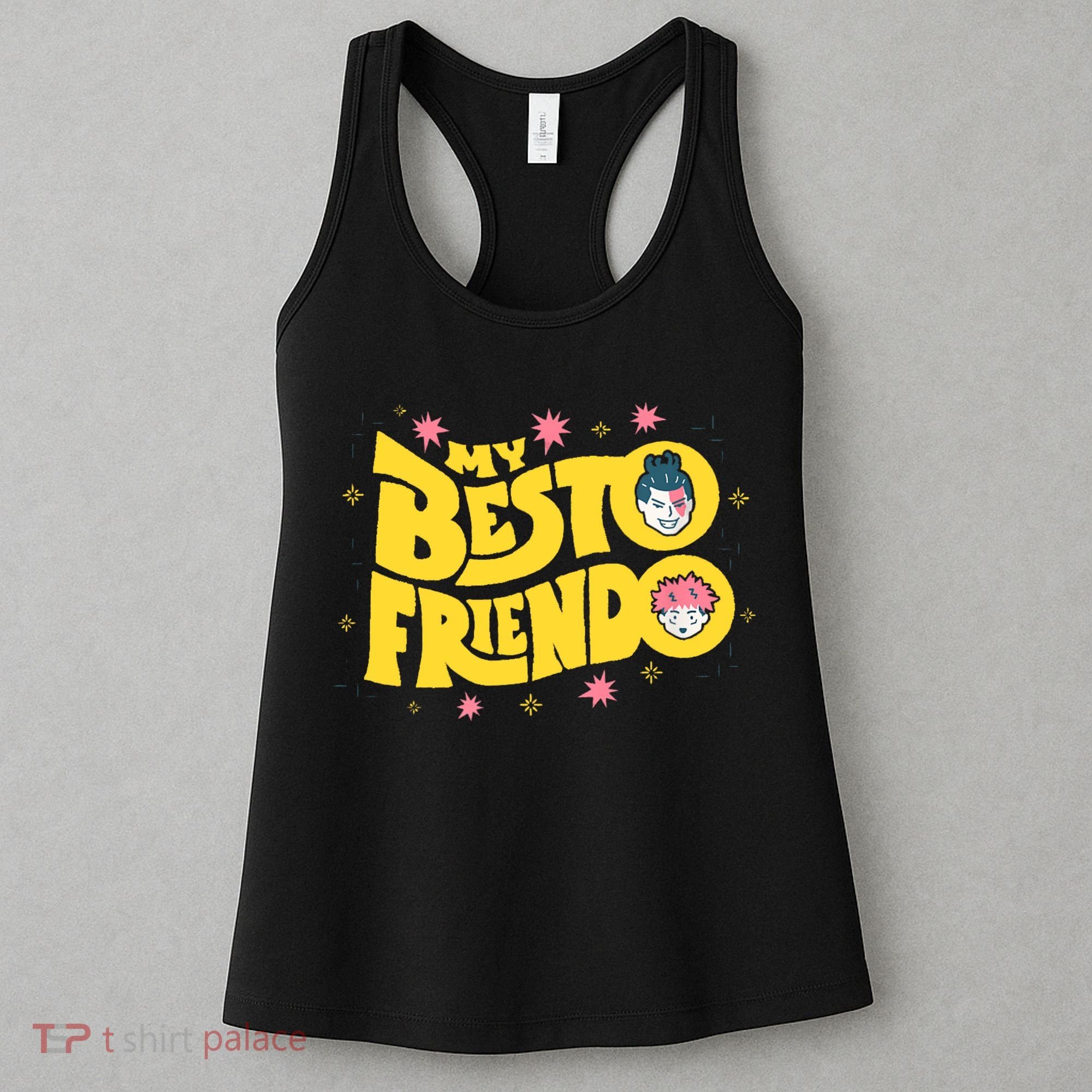 My Besto Friendo Kawaii Anime Saying Art Women's Tank Top