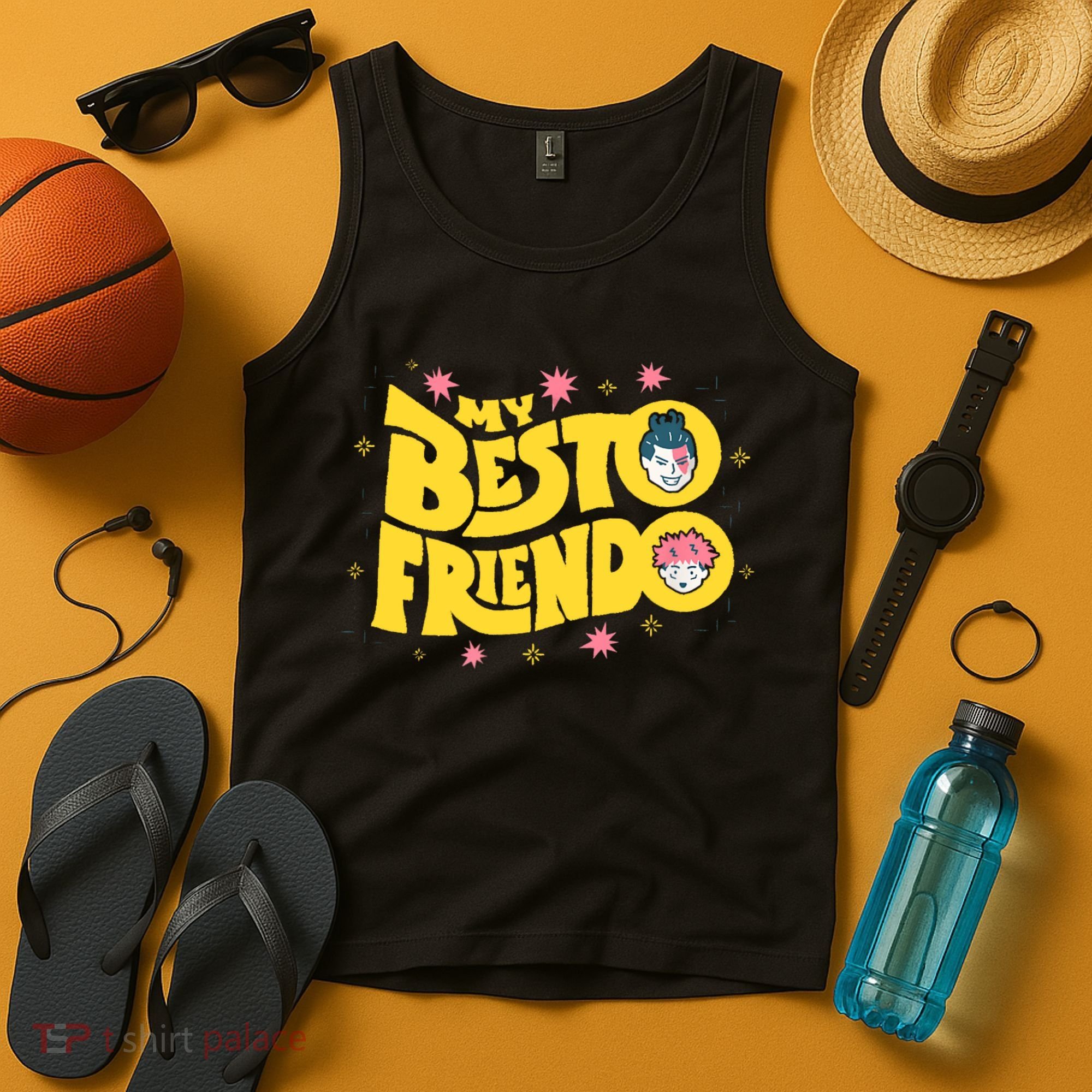My Besto Friendo Kawaii Anime Saying Art Tank Top