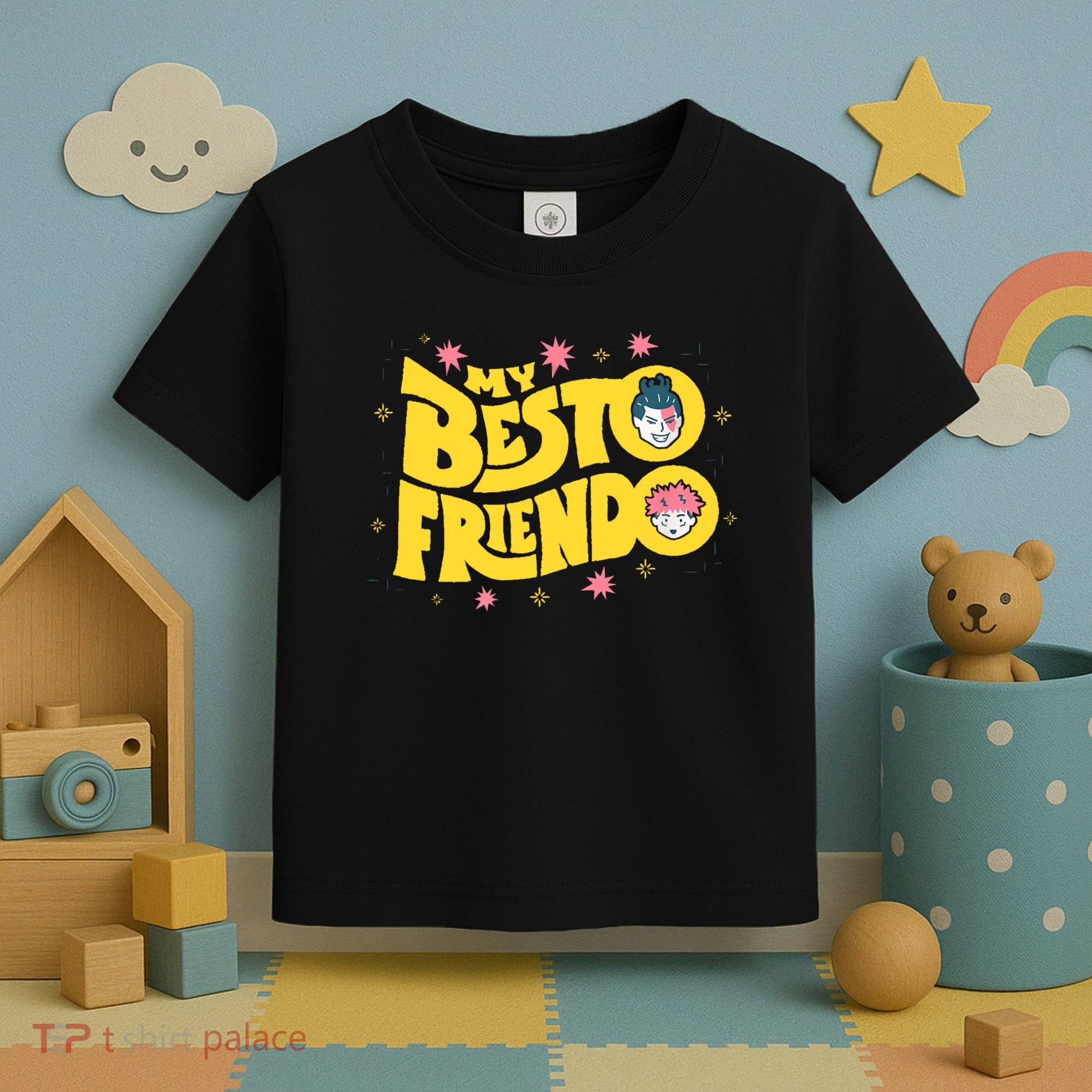 My Besto Friendo Kawaii Anime Saying Art Toddler T-Shirt