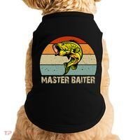 Master Baiter Funny Bass Fishing Funny Gift Dads Gift Doggie Tank thumb 0