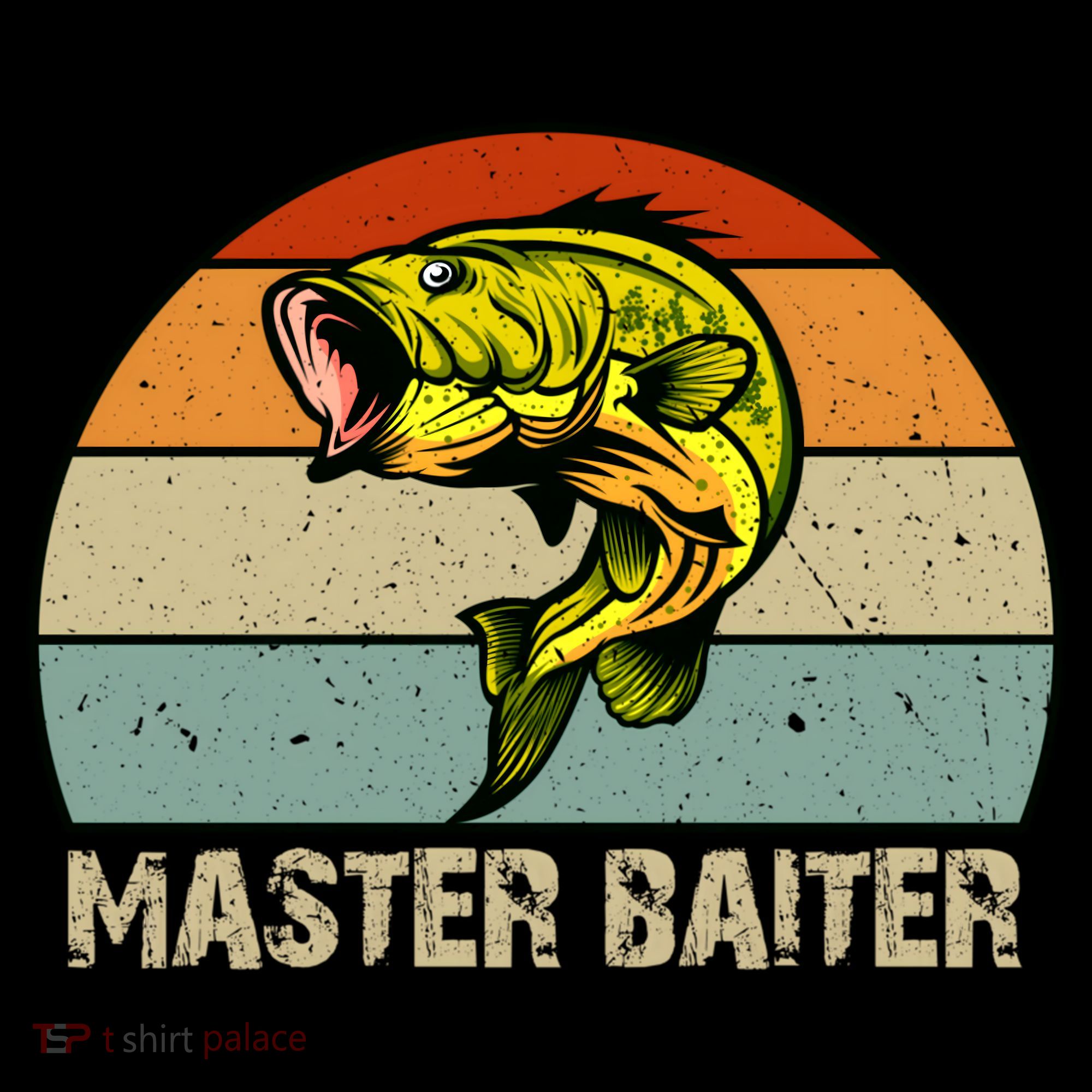 Master Baiter Funny Bass Fishing Funny Gift Dads Gift Coffee Mug