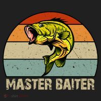 Master Baiter Funny Bass Fishing Funny Gift Dads Gift Beanie thumb 2