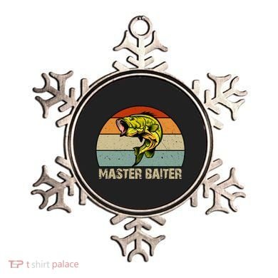 Master Baiter Funny Bass Fishing Funny Gift Dads Gift Ornament