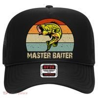 Master Baiter Funny Bass Fishing Funny Gift Dads Gift Hat thumb 0