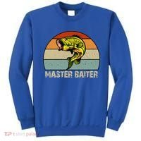 Master Baiter Funny Bass Fishing Funny Gift Dads Gift Sweatshirt thumb 0