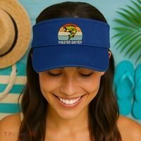 Master Baiter Funny Bass Fishing Funny Gift Dads Gift Visor thumb 2