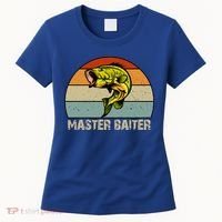Master Baiter Funny Bass Fishing Funny Gift Dads Gift Women's T-Shirt thumb 0