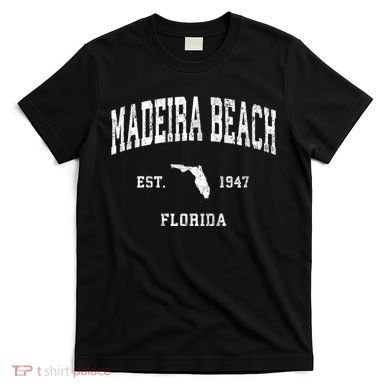 Madeira Beach Florida Fl Vintage Athletic T-Shirt