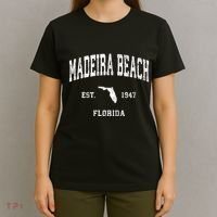 Madeira Beach Florida Fl Vintage Athletic T-Shirt thumb 4