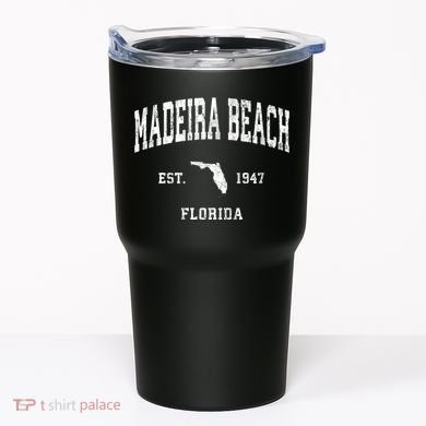 Madeira Beach Florida Fl Vintage Athletic Tumbler