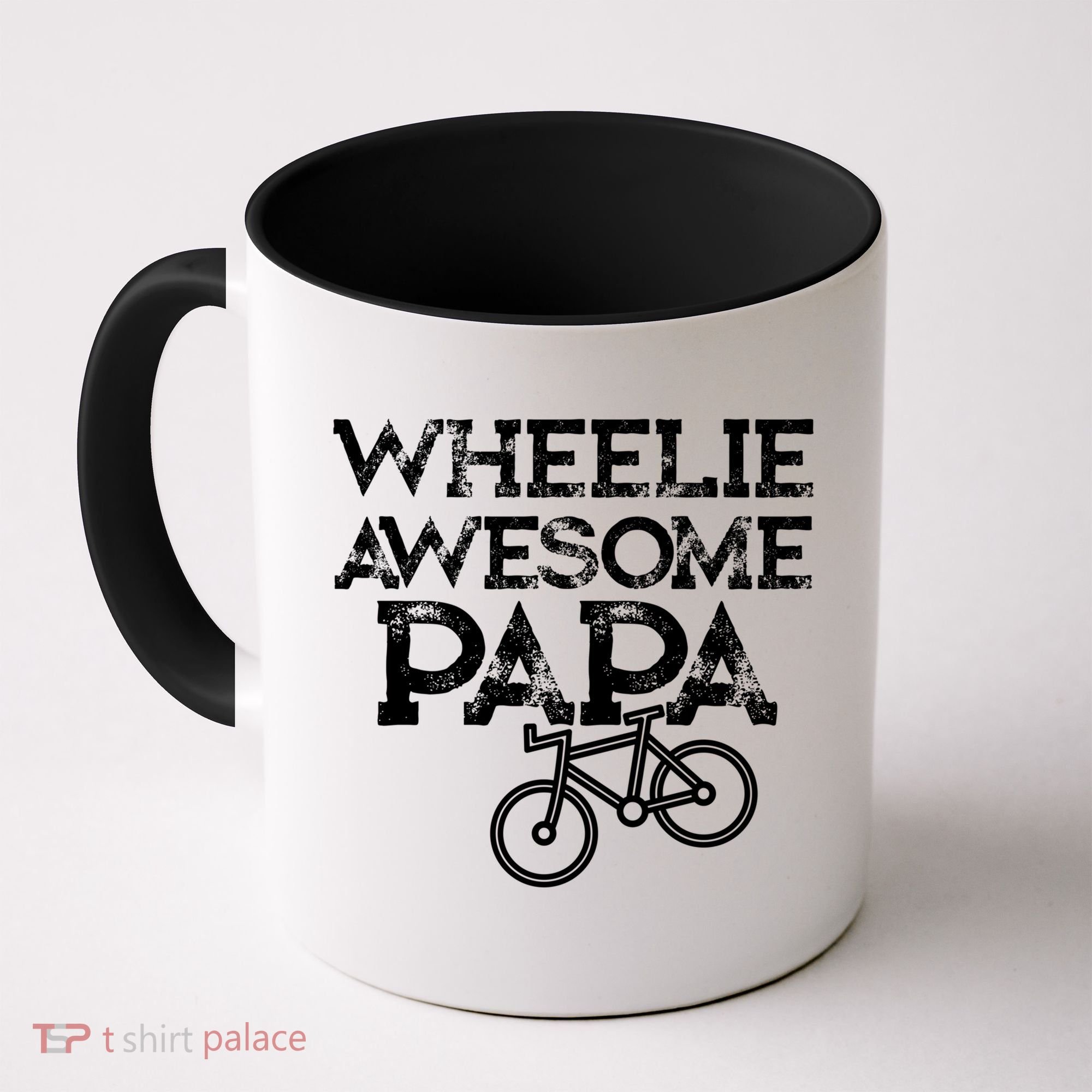 Mountain Biking Funny Gift For Grandpa Wheelie Papa Funny Great Gift Great Gift Coffee Mug