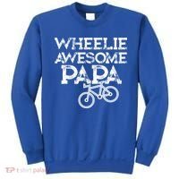 Mountain Biking Funny Gift For Grandpa Wheelie Papa Funny Great Gift Great Gift Sweatshirt thumb 0