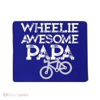Mountain Biking Funny Gift For Grandpa Wheelie Papa Funny Great Gift Great Gift Mousepad thumb 0