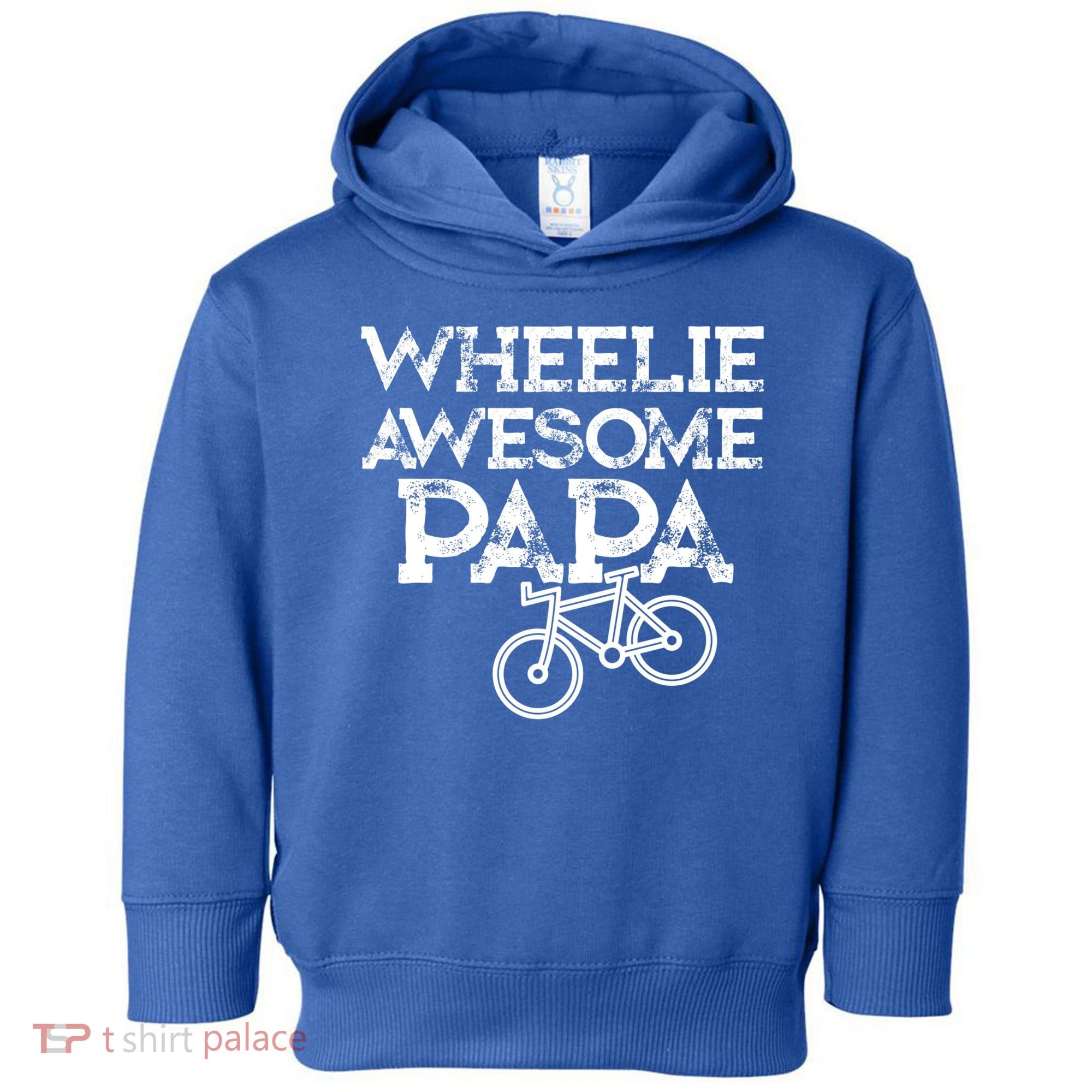 Mountain Biking Funny Gift For Grandpa Wheelie Papa Funny Great Gift Great Gift Toddler Hoodie