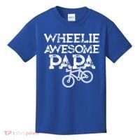 Mountain Biking Funny Gift For Grandpa Wheelie Papa Funny Great Gift Great Gift Kids T-Shirt thumb 0