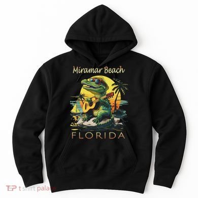 Miramar Beach Florida Vacation Cute Alligator Souvenir Hoodie