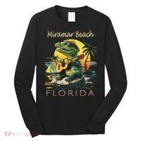 Miramar Beach Florida Vacation Cute Alligator Souvenir Long Sleeve Shirt thumb 0