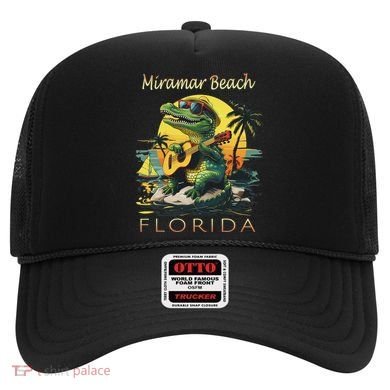 Miramar Beach Florida Vacation Cute Alligator Souvenir Hat
