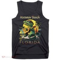 Miramar Beach Florida Vacation Cute Alligator Souvenir Tank Top thumb 0