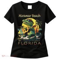 Miramar Beach Florida Vacation Cute Alligator Souvenir Women's T-Shirt thumb 0