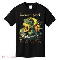Miramar Beach Florida Vacation Cute Alligator Souvenir Kids T-Shirt thumb 0