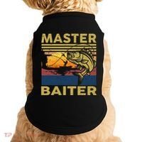Master Baiter Fishing Funny Grandpa Bass Dad Doggie Tank thumb 0
