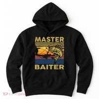 Master Baiter Fishing Funny Grandpa Bass Dad Hoodie thumb 0