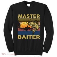 Master Baiter Fishing Funny Grandpa Bass Dad Sweatshirt thumb 0