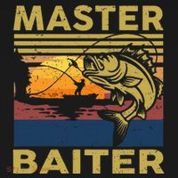 Master Baiter Fishing Funny Grandpa Bass Dad Sweatshirt thumb 3