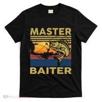 Master Baiter Fishing Funny Grandpa Bass Dad T-Shirt thumb 0