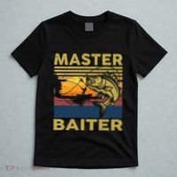Master Baiter Fishing Funny Grandpa Bass Dad T-Shirt thumb 5