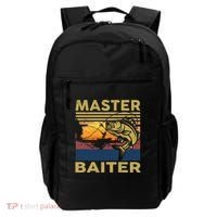 Master Baiter Fishing Funny Grandpa Bass Dad Backpack thumb 0
