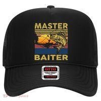 Master Baiter Fishing Funny Grandpa Bass Dad Hat thumb 0