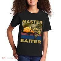 Master Baiter Fishing Funny Grandpa Bass Dad Kids T-Shirt thumb 2