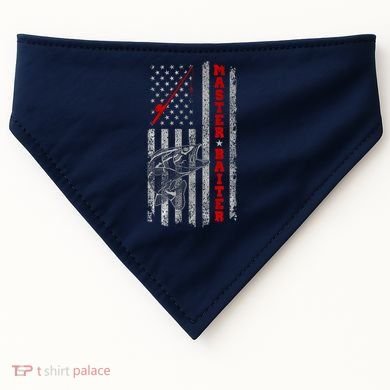 Master Baiter For Funny Fishings For Fisherman USA-Made Doggie Bandana