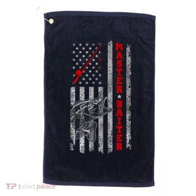 Master Baiter For Funny Fishings For Fisherman Golf Towel