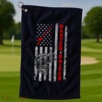 Master Baiter For Funny Fishings For Fisherman Golf Towel thumb 1