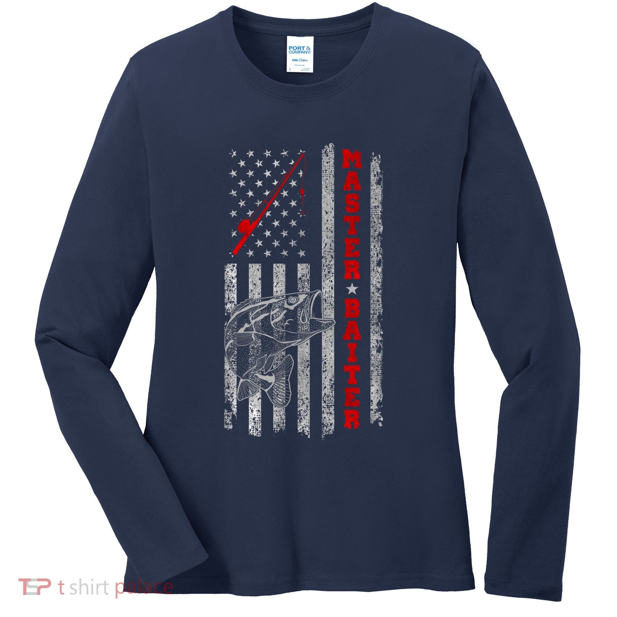 Master Baiter For Funny Fishings For Fisherman Women's Long Sleeve Shirt