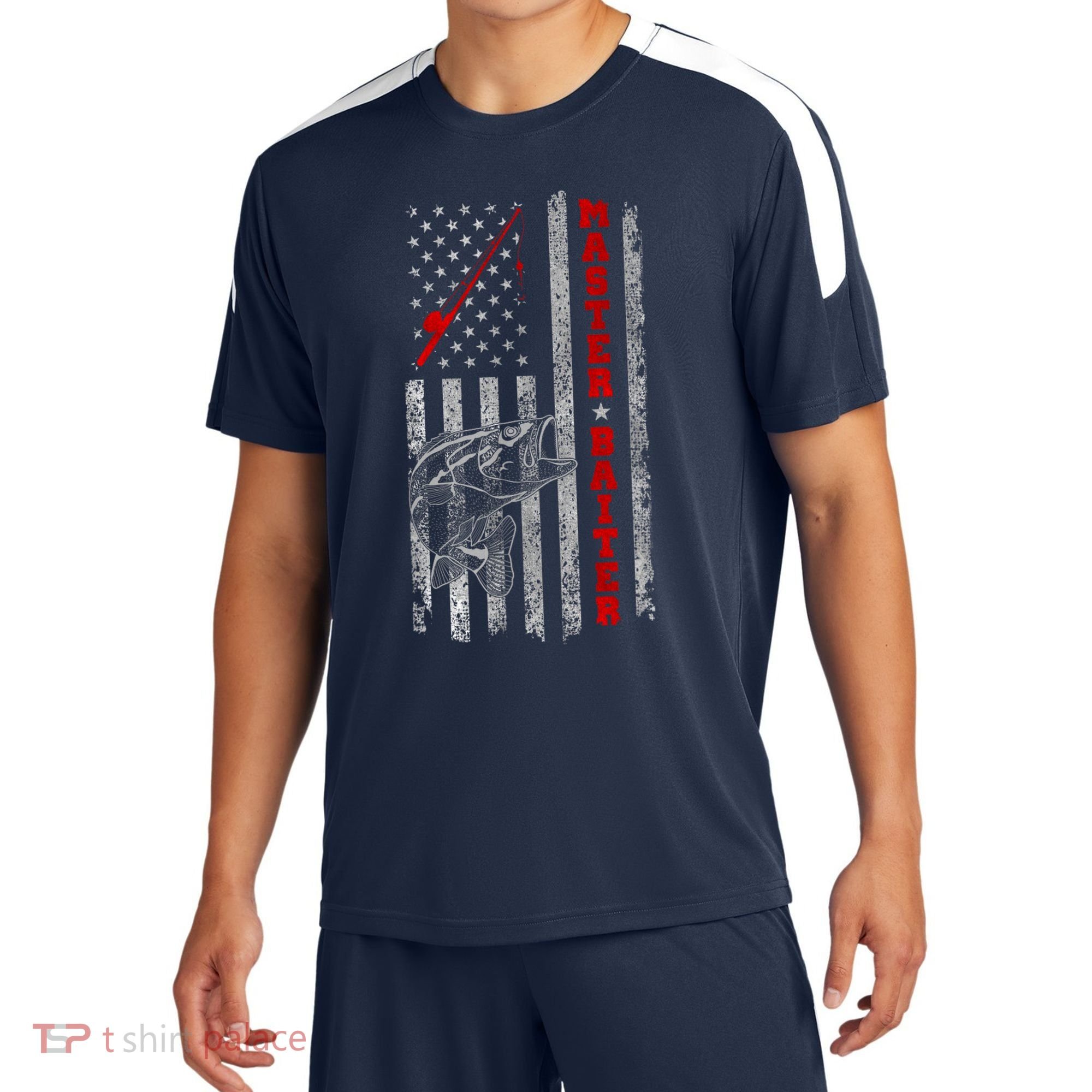 Master Baiter For Funny Fishings For Fisherman Sport-Tek Competitor United Soccer Jersey
