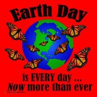 Monarch Butterflies For Earth Day Santa Hat thumb 1
